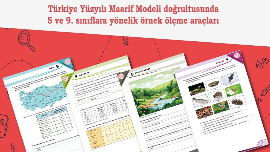 2024-2025 Eğitim Öğretim yılı Türkiye Yüzyılı Maarif Modele Uygun Ölçme Araçları